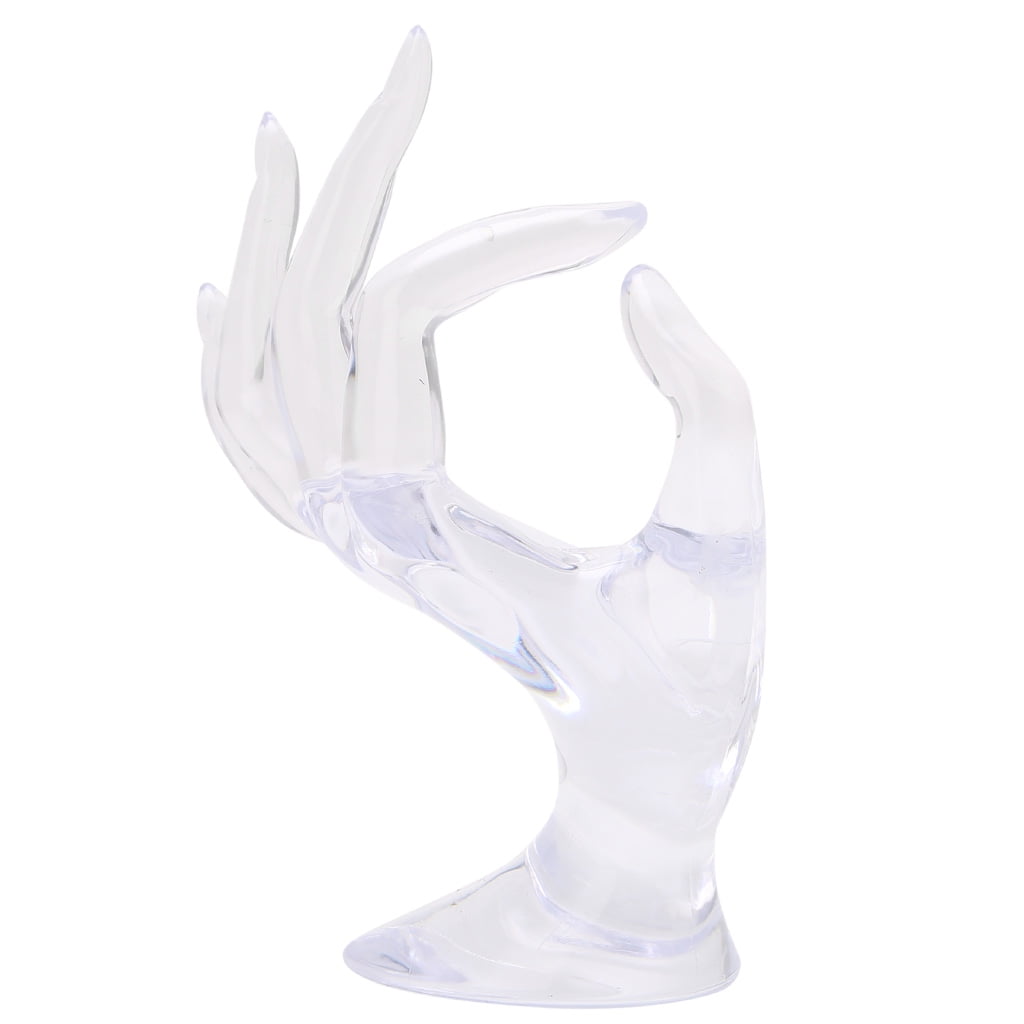SIEYIO Plastic OK Hand Ring Holder Mannequin Hand Shape Bracelet