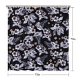 thumbnail image 5 of Metal Grommet Floral Shower Curtain Waterproof Bathroom Decor, 5 of 5
