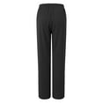 thumbnail image 6 of vigerkar Women's Cotton Linen Casual Pants Elastic Waisted Drawstring Pockets with Palazzo Trousers Business Pants Black, L, 6 of 6