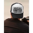 thumbnail image 4 of Dad Hat for Father's Day - Papa Gifts - World's Best Farter Funny Men's Trucker Mesh Cap - One Size Adjustable - Black/White - Perfect for Casual Wear, Birthdays, and Special Occasions - Comfortable, 4 of 6