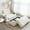 Beige, variant on EUROCO 42" Oversized Chaise Lounge Indoor with Storage Ottoman,Faux Rabbit Fur Sleeper Chair with Armrest Pad,Cup-Holds,Storage Pockets and Deep Seat,Upholstered Comfy Sofa Bed for Small Space,Grey