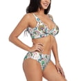 thumbnail image 2 of Rocae Fairy Flower for Bikini Set for Women Two Piece Sexy High Swimsuits Split Crossover Bikini XX-Large, 2 of 9