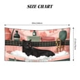 thumbnail image 2 of Sikiie Black Cat Pink Bathroom Beach Towel for Women Men, Pool Bath Beach Camping Beach Towel Adult Blanket for Travel Swim 27.5"x 55", 2 of 6