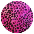 thumbnail image 3 of Leopard Print Pattern Round Small Area Rug, Print Non Slip Washable Floor Mat, Soft Throw Rug for Living Room, Powder Room Entryway, Bathroom, Bedside, 3 of 6