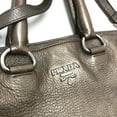 thumbnail image 6 of Pre-Owned PRADA logo Bag 2WAY Tote Bag Brown (Good), 6 of 16