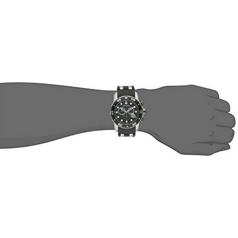 Invicta Men s 17879 Pro Diver Black Carbon Fiber Dial Chronograph