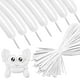 thumbnail image 1 of Globos de látex ASIYUHY blancos 260 Q de largo, paquete de 100, 1 of 8