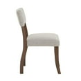 thumbnail image 5 of Wade Mocha Brown Wood Glass Top 5-piece Dining Set, 5 of 11