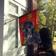 thumbnail image 2 of Carolines Treasures SS4718CHF Affenpinscher Rouge Vert Flocons de Neige Drapeau de Noël Toile Maison Taille, 2 of 4
