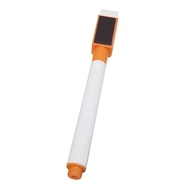 Marcadores de borrado en seco Pens Professional Conveniente Magnético Blanco Tablero Papelería Borrable Pintura Pizarra Marcador Marcador Herramientas Naranja seitruly EL022409-06B