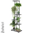 thumbnail image 1 of GOOHOCHY Estante para plantas alto, soporte para plantas de interior, plegable, soporte para plantas de esquina de 7 niveles, 1 of 4