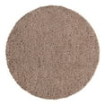 thumbnail image 2 of Infinity Collection Solid Shag Round Rug by Rugs.com ‚Äì Khaki 4' Round High-Pile Plush Shag Rug Perfect for Dining Rooms, Breakfast Nooks, Kitchens and More, 2 of 6