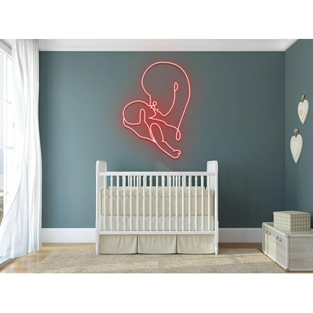 

Glowneon Mom And Baby Neon Sign Mother s Day Gift
