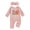 Pink, variant on FASHOFT Baby Boy Halloween Outfit Fall Winter Long Sleeve Long Pants Romper 3 Colors Unisex Infant Jumpsuit For Baby Daily Party Wear Toddler Halloween Costume Khaki 6-12 Months