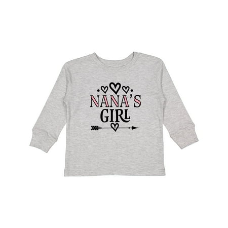 

Inktastic Nana Girl Granddaughter Gift Toddler Toddler Girl Long Sleeve T-Shirt