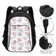 thumbnail image 3 of Fotbe Rose Flower B Mochila con Estampado y Puerto USB para Hombre y Mujer, Mochila Antirrobo, Mochila de Viaje, Mochila Escolar, Mochila Universitaria, 3 of 7