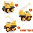 thumbnail image 3 of CJC Disassembly Construction Dump Truck Toys for Kids, Take Apart Vehicles Playset w/ Screwdriver, Excavator, Dump Trucks, Crane, Best Gifts for Toddlers Kids, 3 of 5