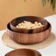 thumbnail image 4 of Wooden Salad Bowl Round Dessert Displays Serving Trays Fruit Food Salads Snack Soup Bowl for Home C, 4 of 5