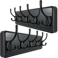 thumbnail image 1 of Coat Rack Wall Mounted Coat Hooks Wall Mounted \u\u Hole to Hole Large Coat Hanger Wall Hook Rack Hooks for Hanging Coats Hats Jacket Clothes Entryway Rustic s, 1 of 7