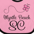 thumbnail image 4 of Inktastic Myrtle Beach South Carolina Girls Baby Bib, 4 of 4