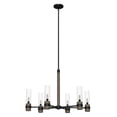thumbnail image 2 of Hunter - River Mill 6-light Rustic Iron, Large Chandelier, Dimmable, Rustic Style, Candle Shaped, for Bedrooms, Dining, Living Rooms - 19476, 2 of 7