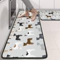 thumbnail image 2 of Kitchen Rugs Sets Of 2,Bulldog Dog Anti Fatigue Kitchen Mat Rugs Non Slip Washable,Decorative Kitchen Floor Mats for Kitchen,Sink,Laundry,17"x47"+17"x47", 2 of 5