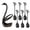 E 15*7, variant on Swan Base Spoon Holder Heart Shaped Stainless Spoon and Fork Set Stand Organizer for Dinner Table Coffee Tableware Holder for Kitchen Decorative Wedding Parties Dinnerware Set,Tableware,Cutlery Set,C