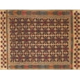 thumbnail image 1 of Ahgly Company Machine Washable Indoor Rectangle Traditional Peru Brown Area Rugs, 2' x 3', 1 of 7