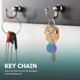 thumbnail image 3 of Shisuyan 2pcs Trolley Token Metal Key Chain Token Shopping Cart Token Hanging Key Chain Hanging Keyring Ornament, 3 of 9