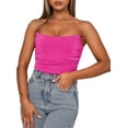 thumbnail image 1 of idoo Manches Longues une Épaule T-Shirt Slim Fit Cut Out Tops Noir 1 Small, 1 of 1