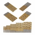 thumbnail image 5 of Eigraketly Juego de brocas HSS con revestimiento de titanio, herramientas manuales para carpintería, 50 Uds., 1,0/1,5/2,0/2,5/3,0mm Artesanía, 5 of 5