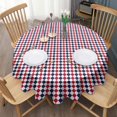 thumbnail image 3 of Christmas Round Tablecloth 70x70in(178x178cm) – Waterproof Polyester Table Cover with Full Print Design, Wrinkle Resistant & Washable for Kitchen Dining Party Decor, 3 of 6