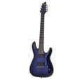 thumbnail image 3 of Schecter Blackjack Slim Line Series C-7 7-String Electric Guitar Bundle, See-Thru Blue Burst, with Active Pickups, 1053 PACK, 3 of 9