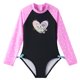 thumbnail image 1 of Traje de baño Angel Season para niñas pequeñas 2T Rash Guard UPF50+, 1 of 5