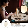 thumbnail image 2 of MasteelfCA 1Pc Japanese Folding Lantern with Light Design for Home Restaurant Decor, 2 of 7