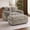 Brown-Two-seater sofa, variant on VEPXXP 56" Double Sofa Recliner - Modern Chenille Fabric Loveseat with Manual Adjustable Backrest for Living Room Small Space Compact Theater Couch - Brown