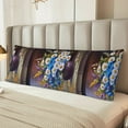 thumbnail image 6 of KLL Ultra Soft Microfiber Body Pillow Cover/Pillowcases 20"x54" with Hidden Zipper Closure-Still Life Flowers, 6 of 8