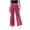 Hot Pink, variant on fatyb Kids Sparkly Flare Pants Sequin Glitter Wide Leg Party Trousers Casual Loose Dancewear Bell Bottoms