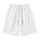 thumbnail image 1 of pstuiky Pantalones cortos para hombre, Pantalones cortos de ejercicio para hombre, de color liso, informales, holgados, con cintura elástica y bolsillos Pantalones cortos de golf, 1 of 5