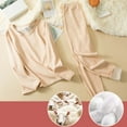 thumbnail image 3 of Women's Solid Color Seamless Thermal Underwear Heat Generating Double Base Layer Set, 3 of 4