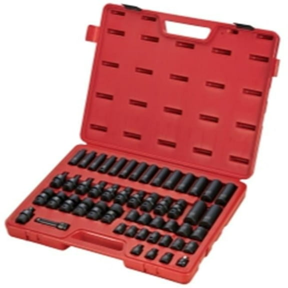 Sunex 3351 0.375 in. Drive 51 Piece Metric Impact Socket Set