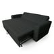 thumbnail image 2 of Sofa cama Mobydec Matrimonial Plegable en Lino Gris Oxford moderno, 2 of 4