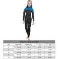 thumbnail image 3 of Traje de buceo para niños, antimedusas, accesorios para exteriores de una pieza (talla 8 azul) Sywqhk Para Estrenar, 3 of 5