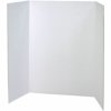 Pacon Tri-Fold Display Boards, 40" x 28", White, 8/Carton, Paper Decorative Memo Boards