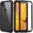 thumbnail image 1 of Seacosmo Étui iPhone XR, [Protecteur d'Écran Intégré] Full XR, Noir1, 1 of 7