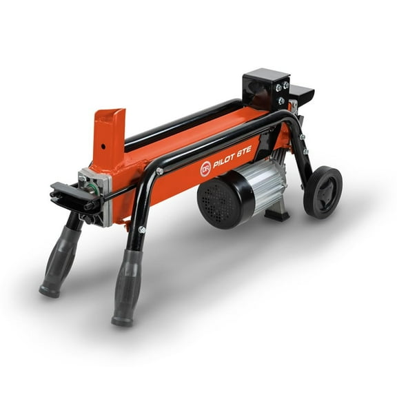 DR Power Equipment Electric Log Splitter Pilot 6TE - 20 In Max Log Length, 120V, Orange