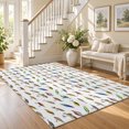 Area Rug 3x5ft Cartoon Colorful Bait Low Pile Washable Rug Soft ...