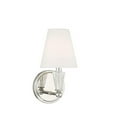 thumbnail image 2 of Trade Winds Bianca 1-Light Wall Sconce in Polished Nickel, 2 of 3