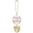 thumbnail image 1 of I'm Completely in Love With You Valentine Car Keychain Angel Wing Pendant, 1 of 4