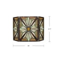 thumbnail image 4 of CHLOE Lighting INNES Tiffany-style 3pcs Folding Mission Fireplace Screen 45" Wide, 4 of 4